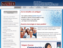 Tablet Screenshot of institutomaurer.com.mx